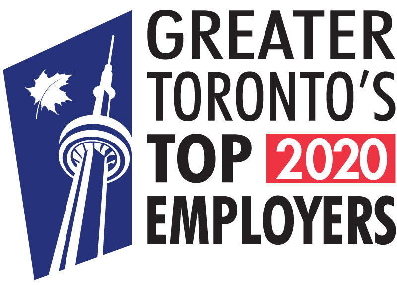 Greater Toronto's top 2020 employers logo